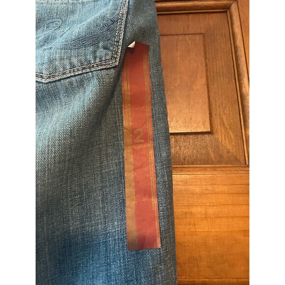 NWT VINTAGE Express Women's Low Rise Eva Bootcut Jeans Denim Blue Size 2R - Picture 7 of 12